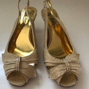 Gold J. Renee Heels